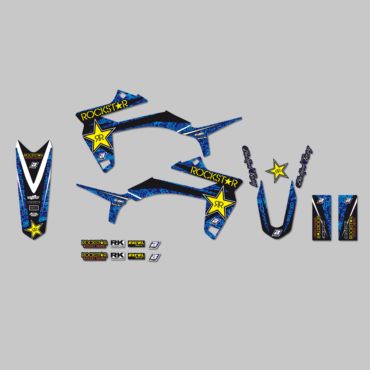 Blackbird Rockstar Energy Decal Kit