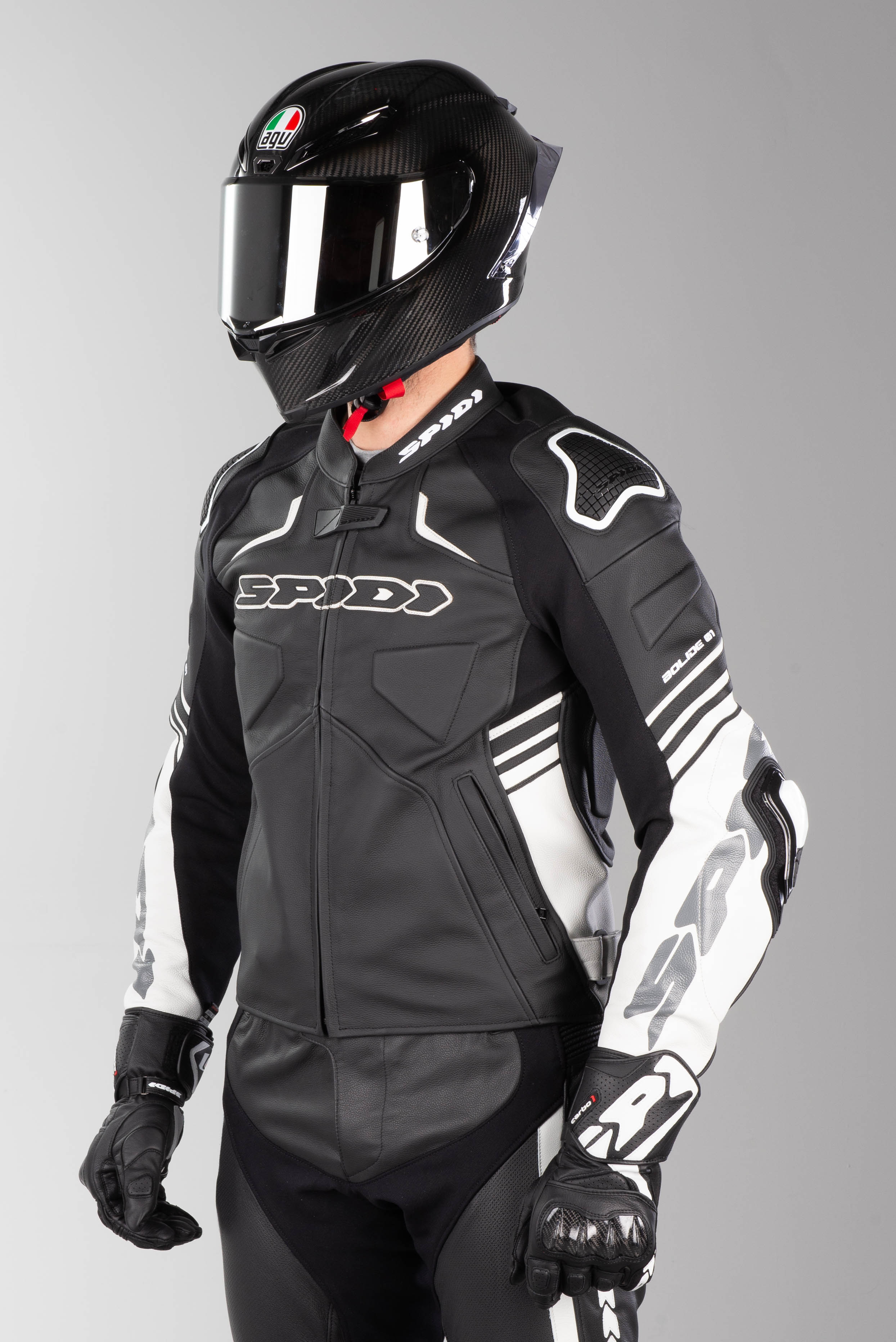 Chaqueta de cuero Spidi Bolide