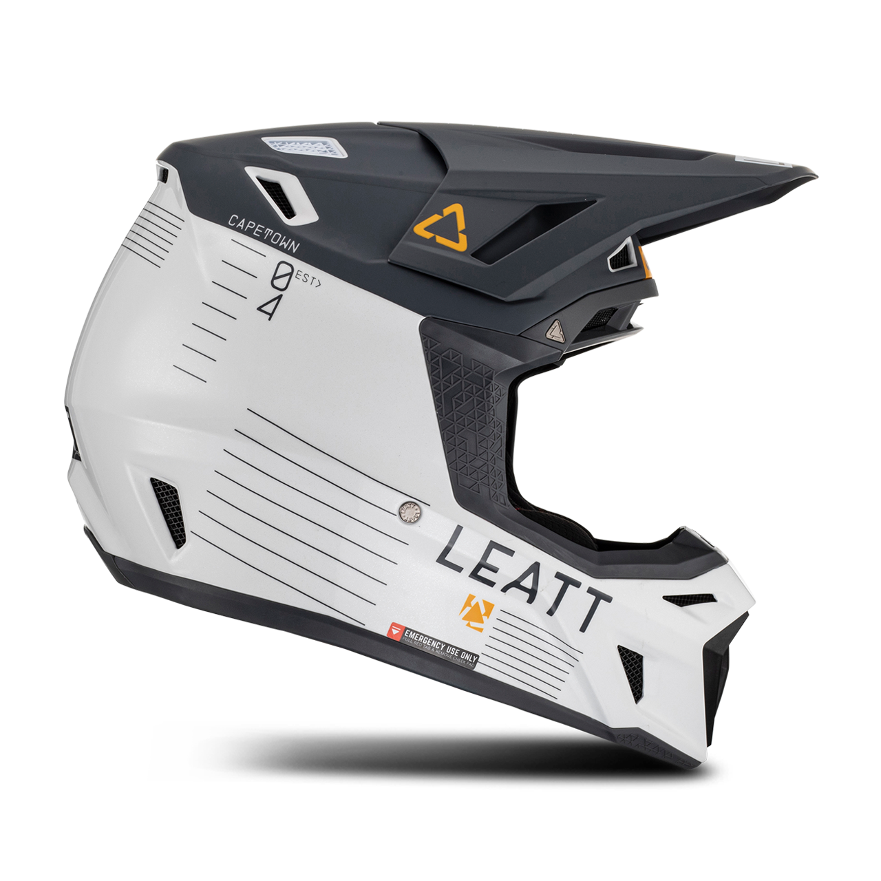 Helmset Leatt Moto 8.5 V25 Crosshelm Met Brillen