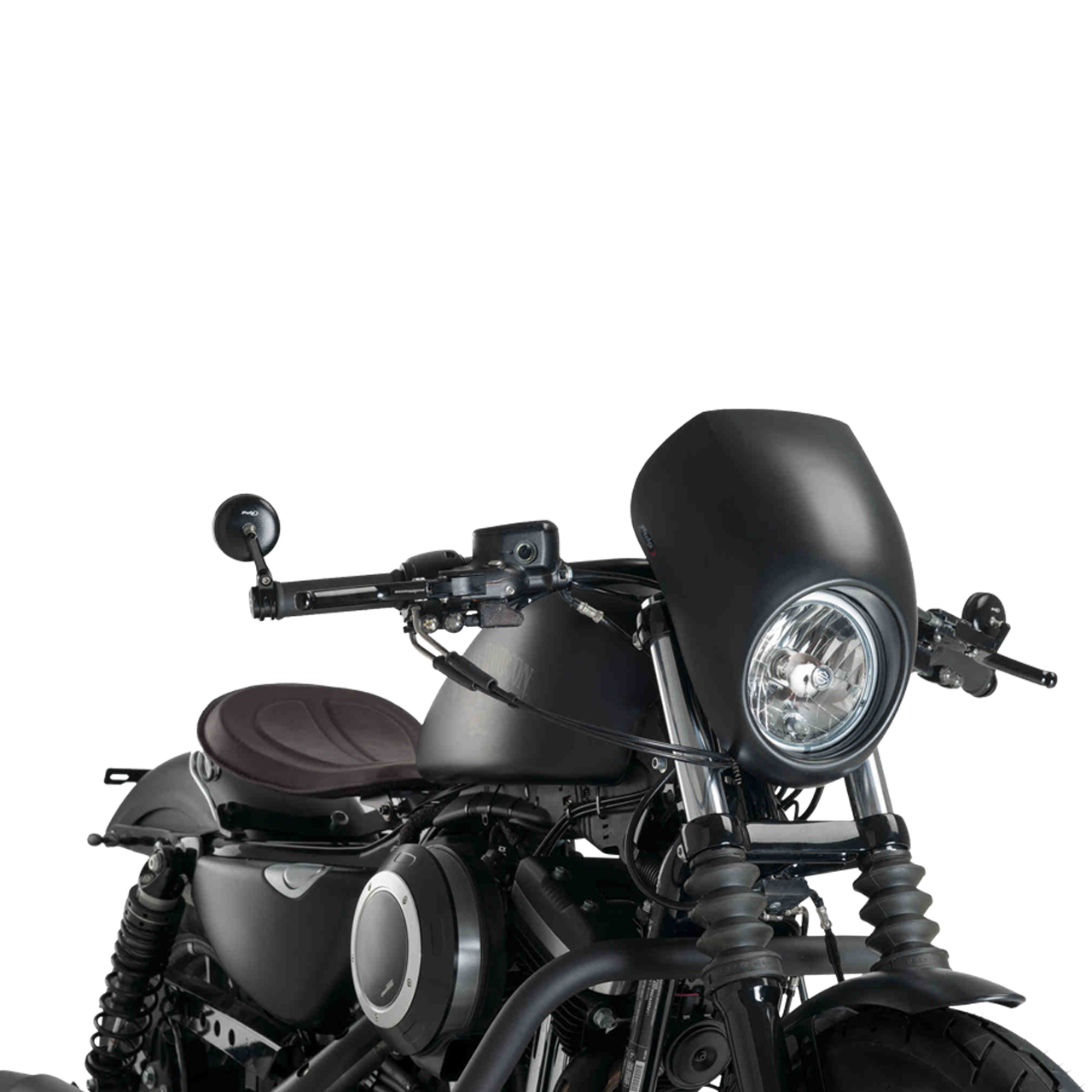 Semicarenado CustomAcces Free Spirit Negro Mate