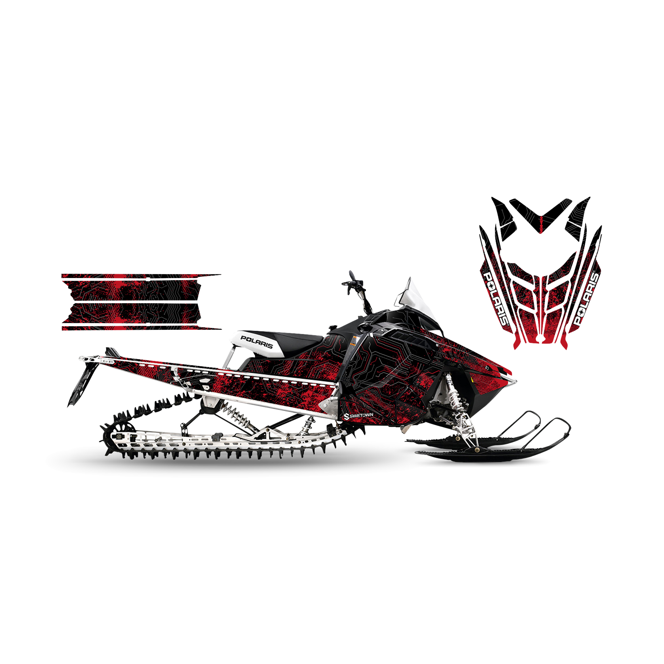 Tarrasarja SweTown Motherboard - Punainen