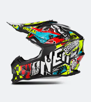 Capacete MX O'Neal 2SRS Wild Júnior