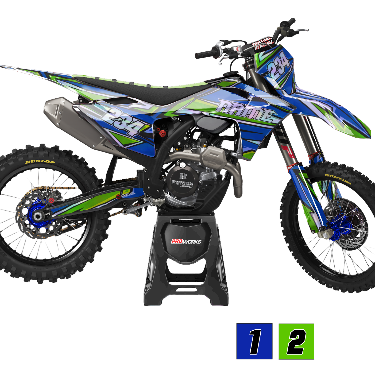 Kit De Adhesivos Personalizado 24MX Holo Khaos