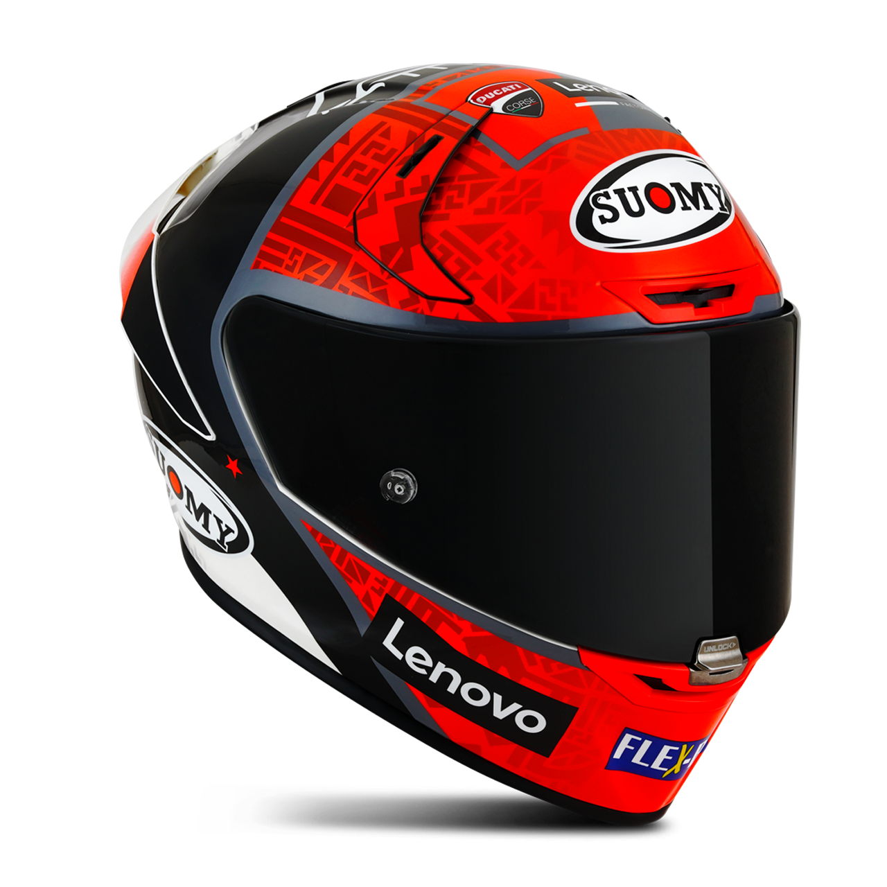 Casco Integral Suomy SR-GP Bagnaia Replica 2022 con Sponsor E06