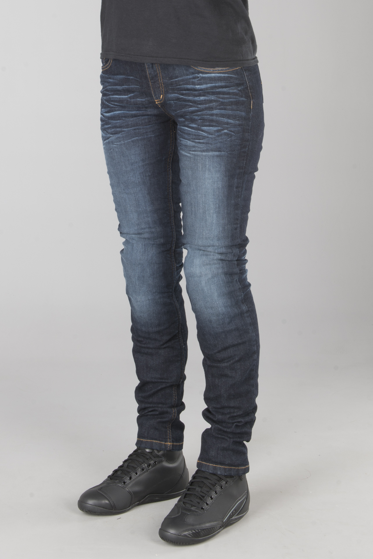 MC Bukse Richa Skinny Marine Blå Dame Laveste prisgaranti MC Bukse Richa Skinny Marine Blå Dame Laveste prisgaranti