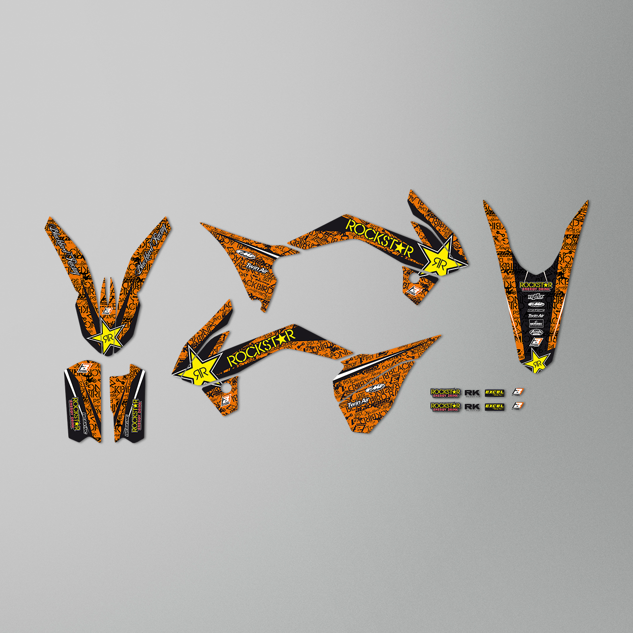 Blackbird Rockstar Energy Decal Kit