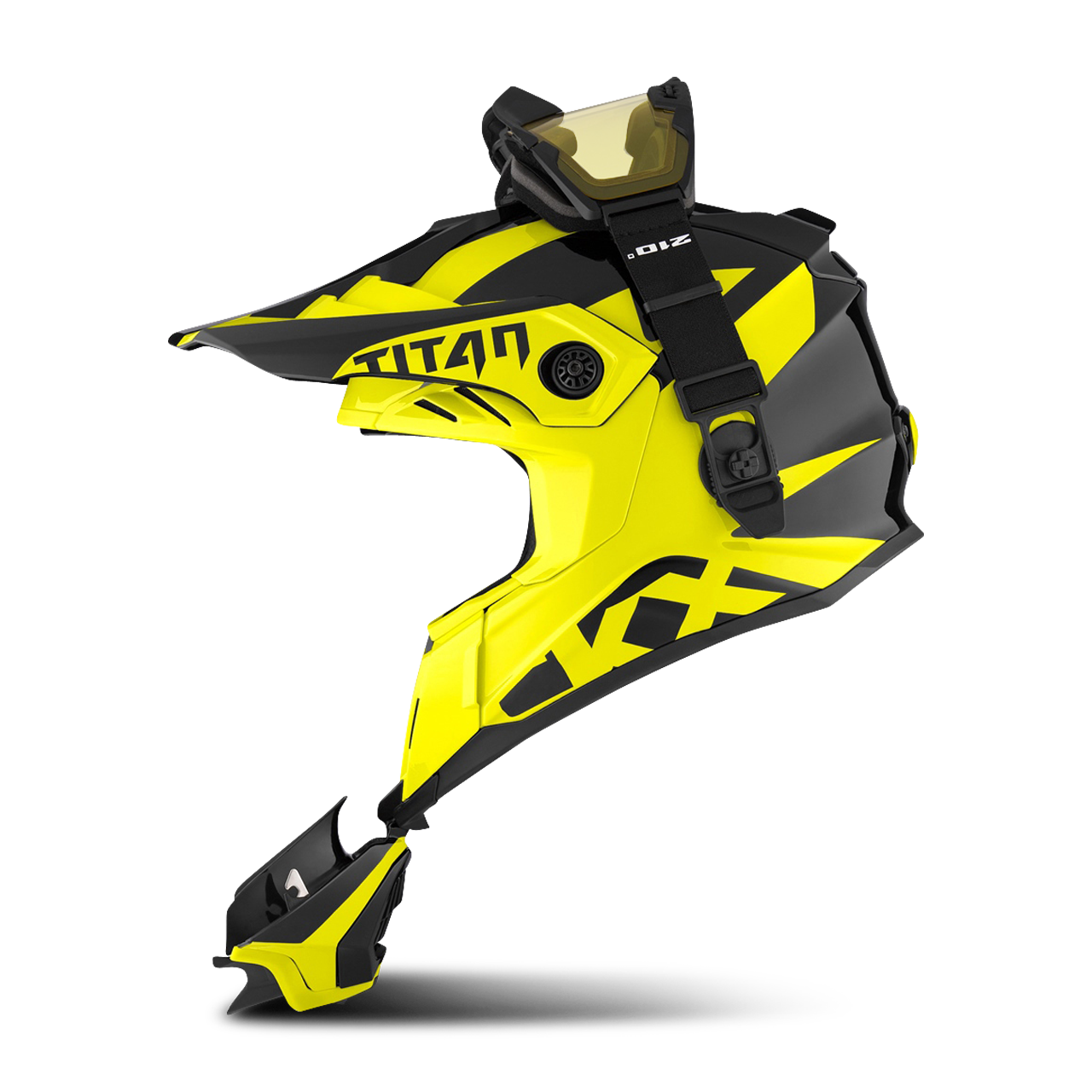 Kelkkakypärä CKX Titan Airflow Extra 210° Ajolasit