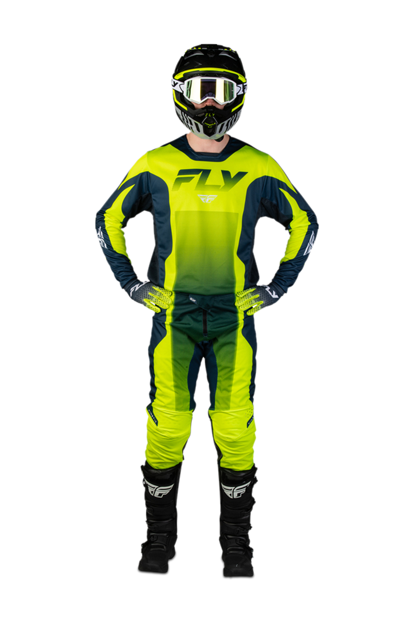 Crosstrøje FLY Racing Kinetic Fade