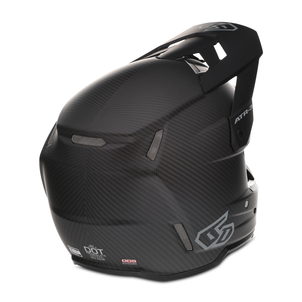 Motokrossikiiver 6D ATR-3 Solid FIM