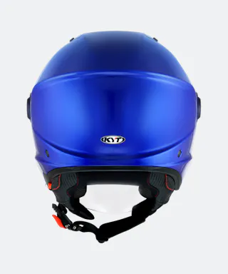blue open face motorcycle helmets Milwaukee MPH9825DOT 'Shift' 3/4 Helmet for Men The helmet features an Advanced Polycarbonate Compound (APC) shell KYT D-City Open Face Helmet