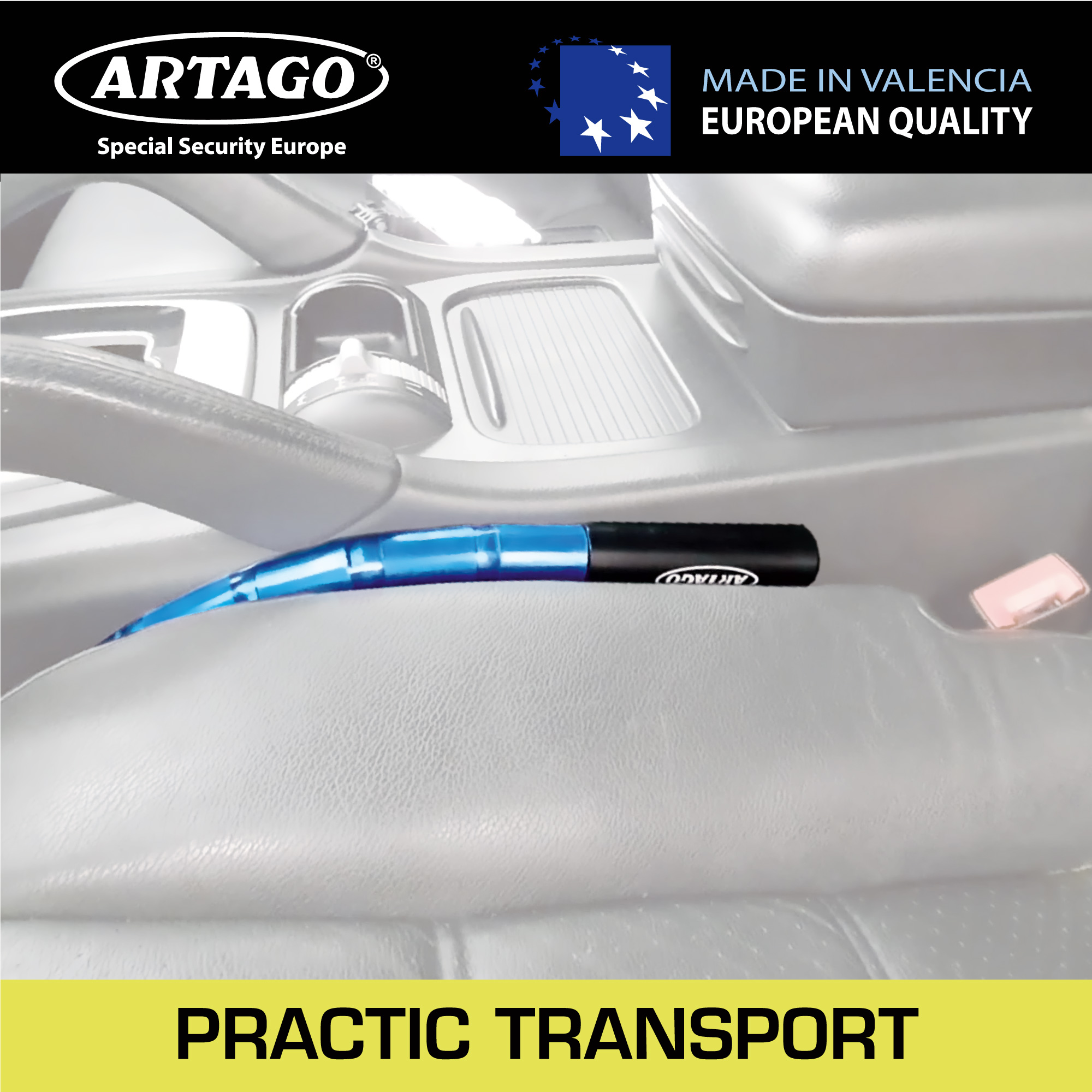 Artago U-wire lock 582/B 80cm