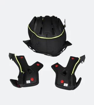 Interiér Helmy Acerbis Carbon 3.0 Černá-Žlutá
