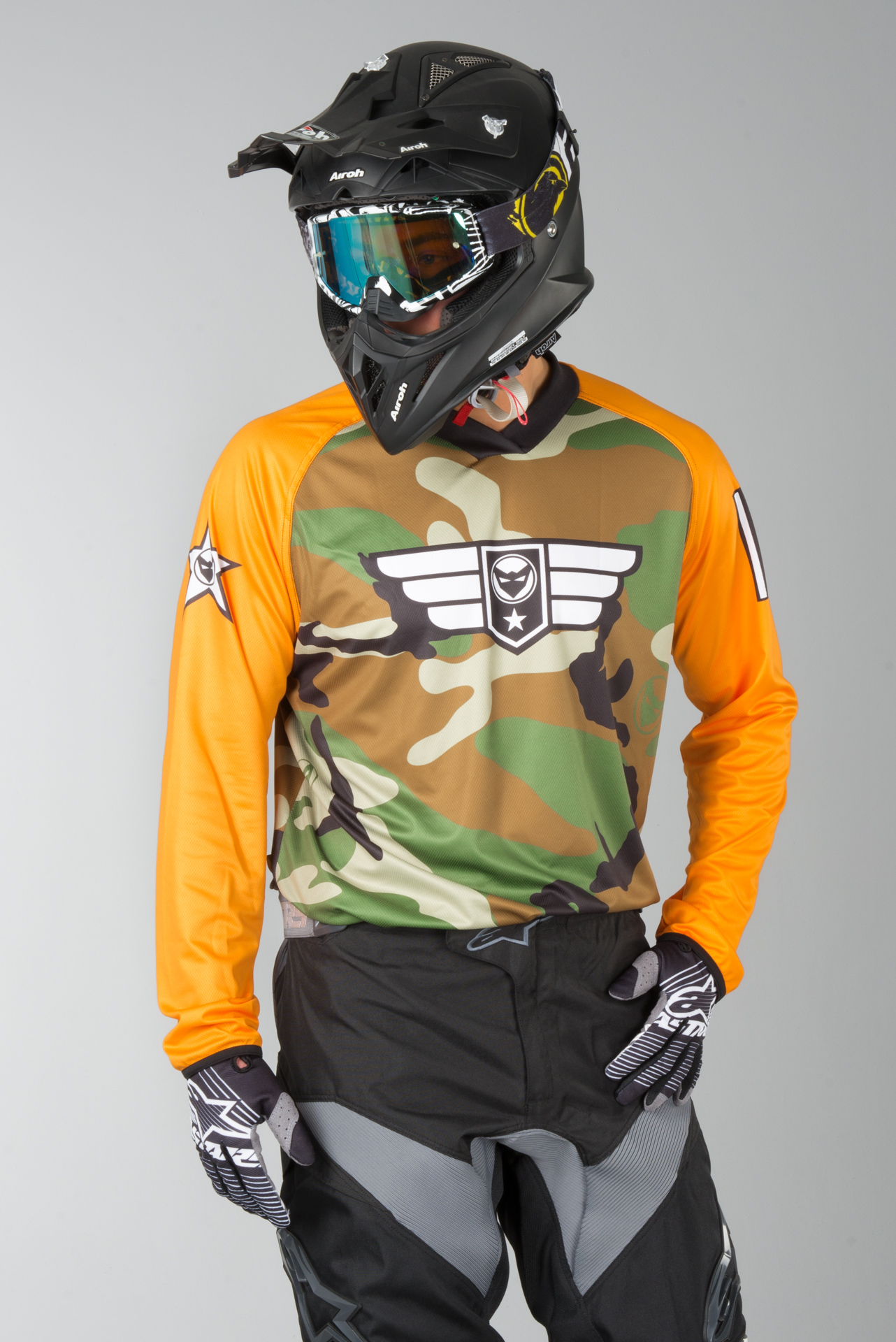 24MX MX3 WOOD CAMO Personalised Jersey