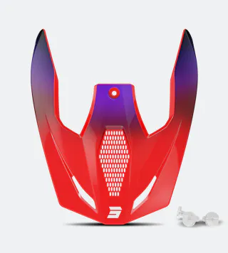 Viseira Do Capacete Shot Race Gear Furious Stream Jovens