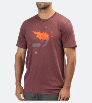 T-shirt Klim Ride Tri-Blend Heathered