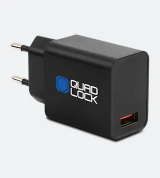 Προσαρμογέας Ισχύος Quad Lock 18 W Ευρωπαϊκού Προτύπου