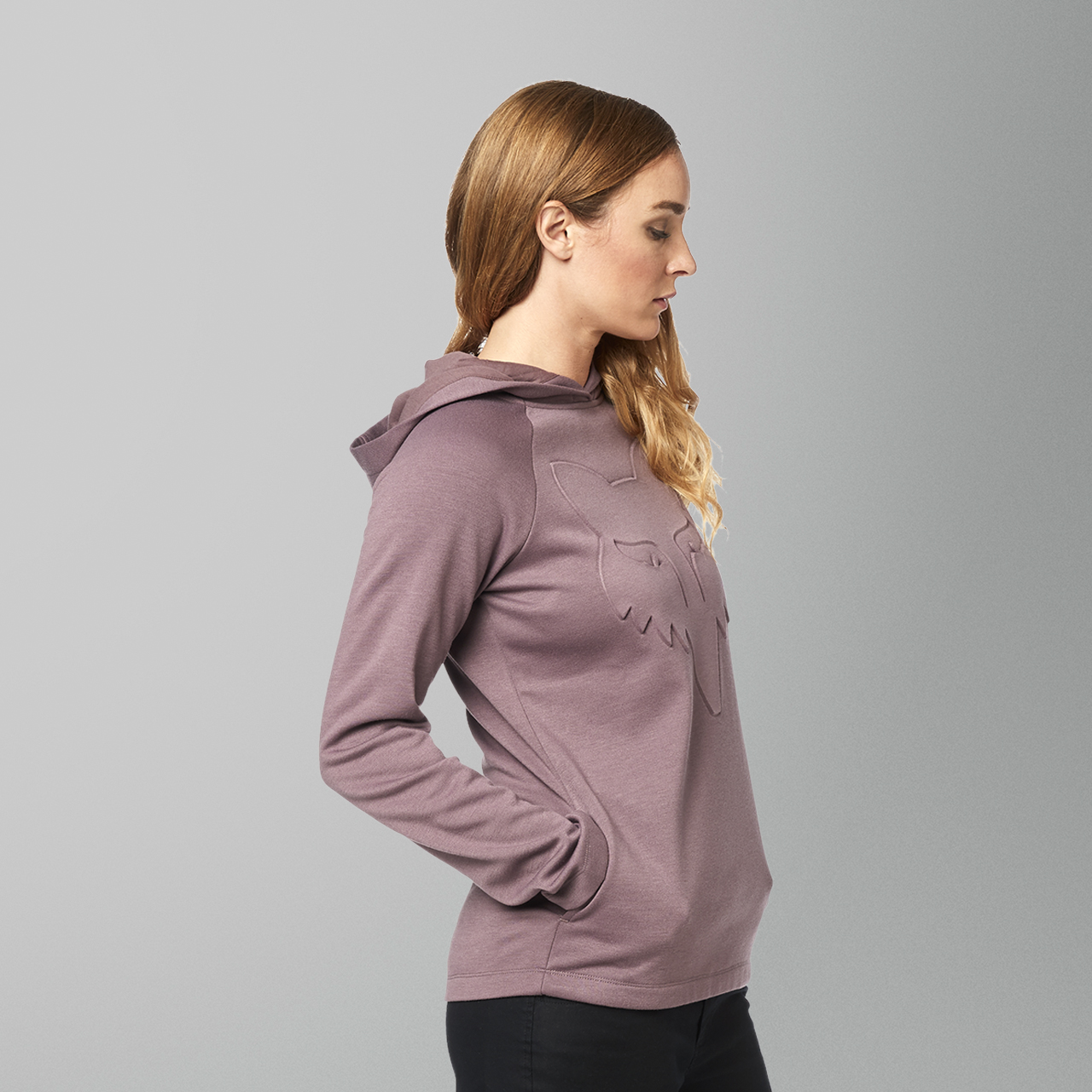 purple fox racing hoodie