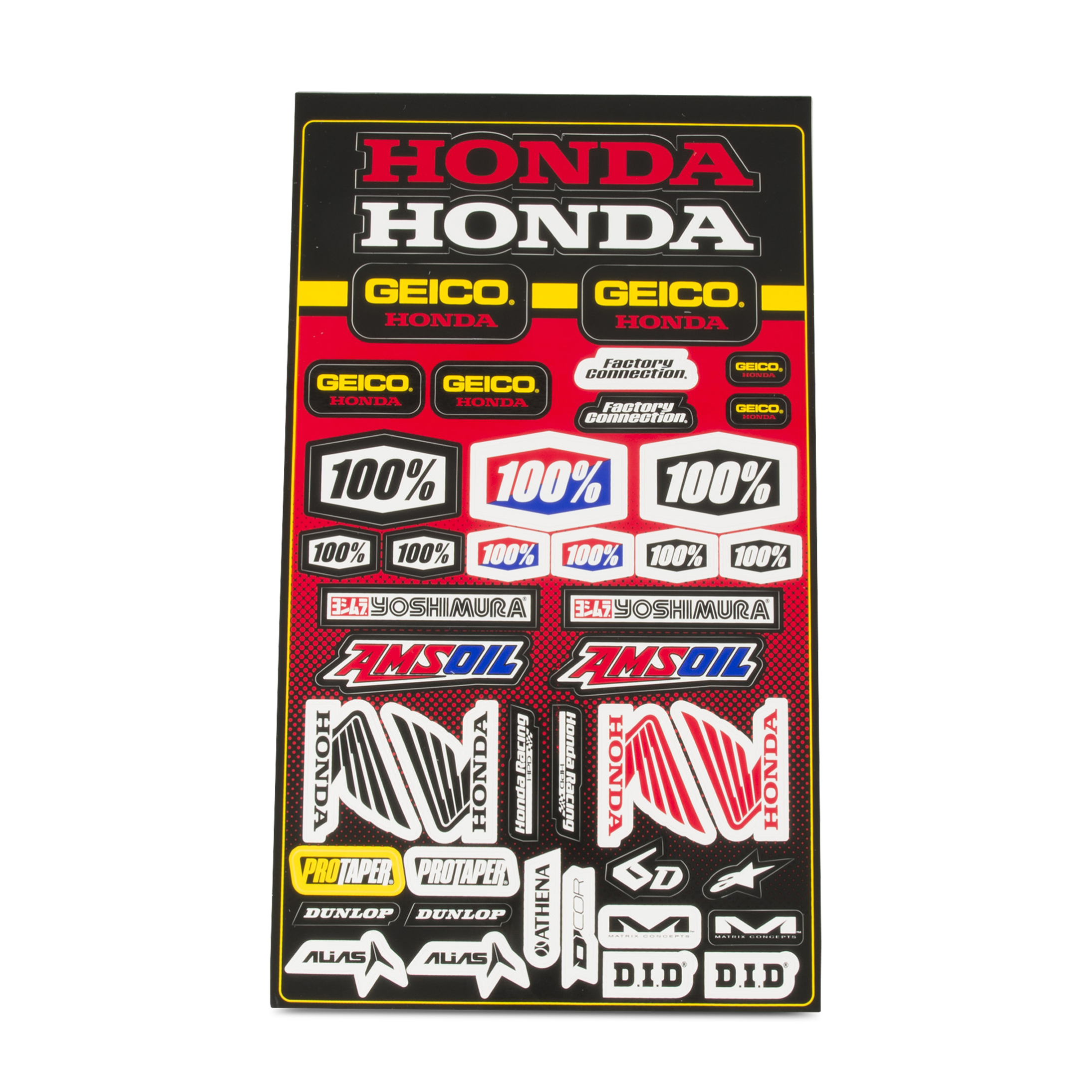 Honda 2024 Sticker Sheet Lot of 100