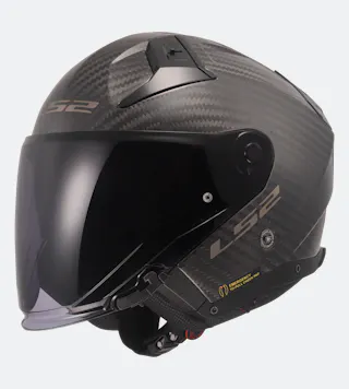 Capacete Aberto LS2 OF603 Infinity II Carbon Counter