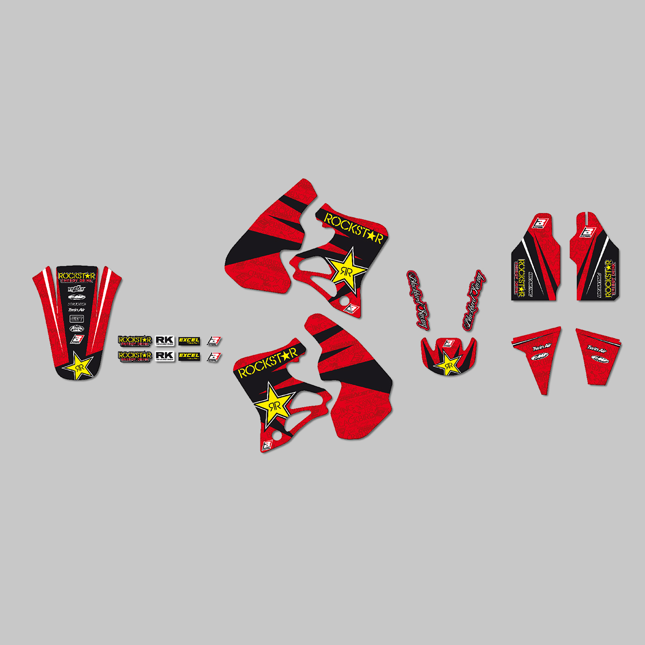 Blackbird Rockstar Energy Decal Kit