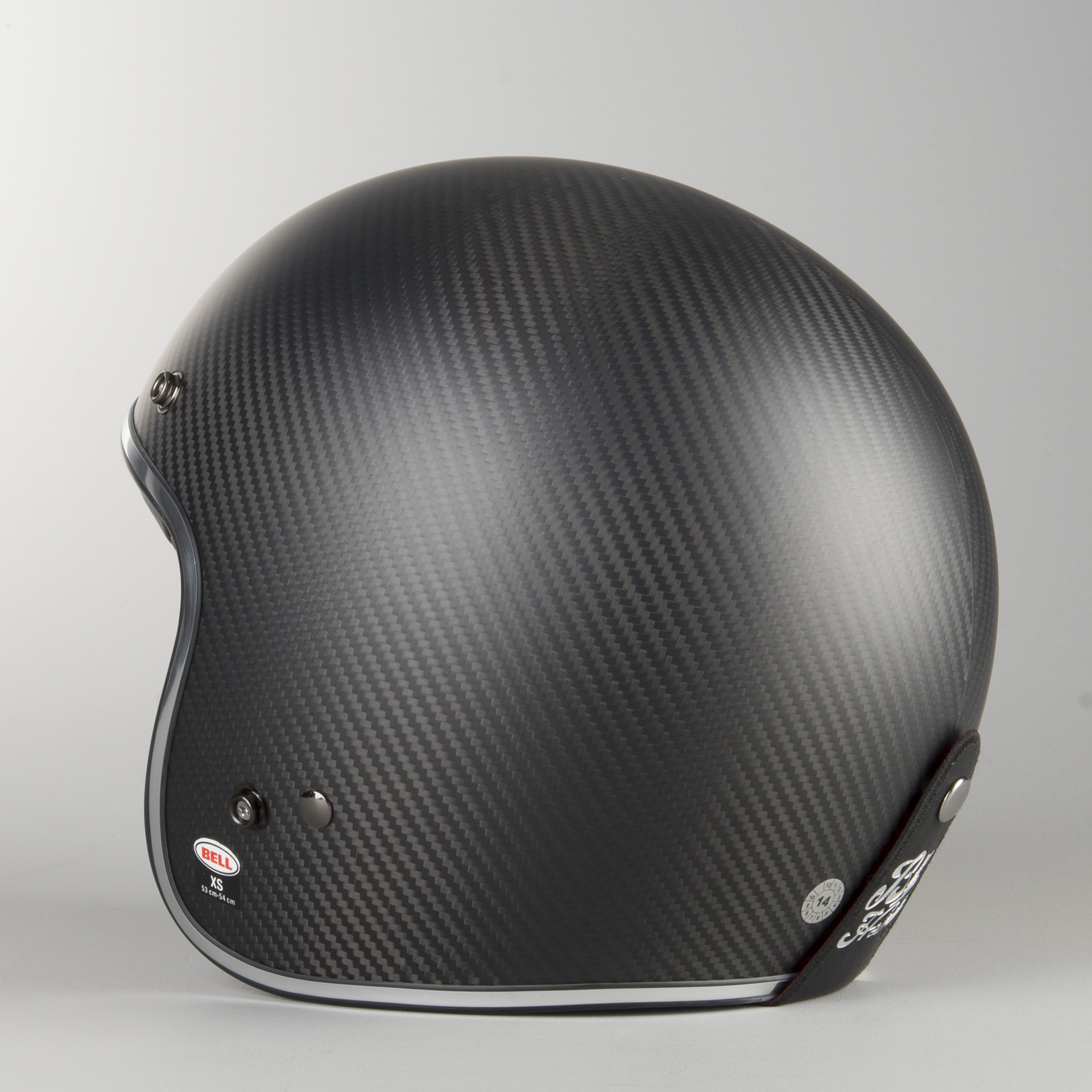 Casco Jet BELL Custom 500 Carbon Solid