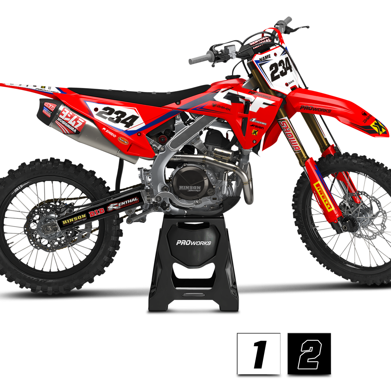 Kit Adesivi 24MX Honda Dart