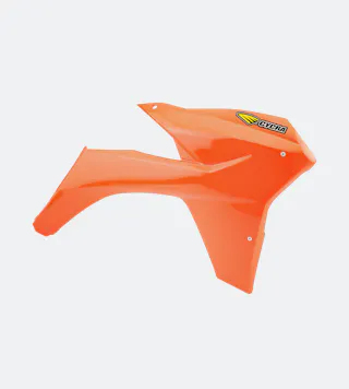 Cycra Powerflow Radiator Shrouds Orange