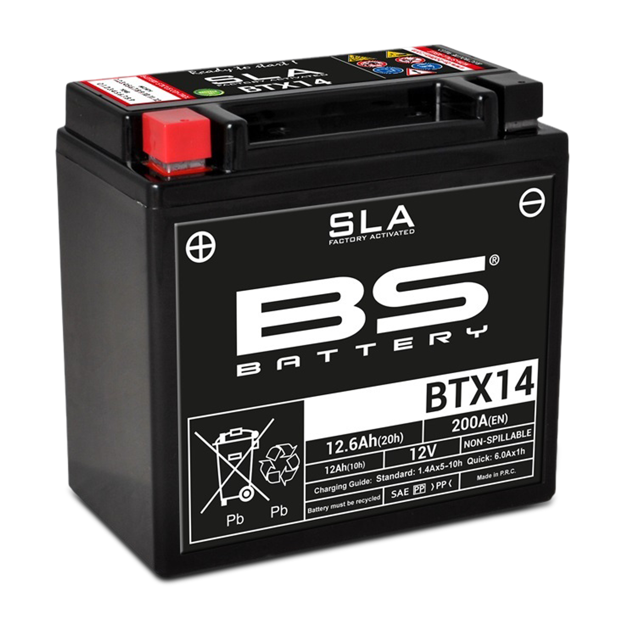 Akumulator BS Battery SLA BTX14 Brez Vzdrževanja
