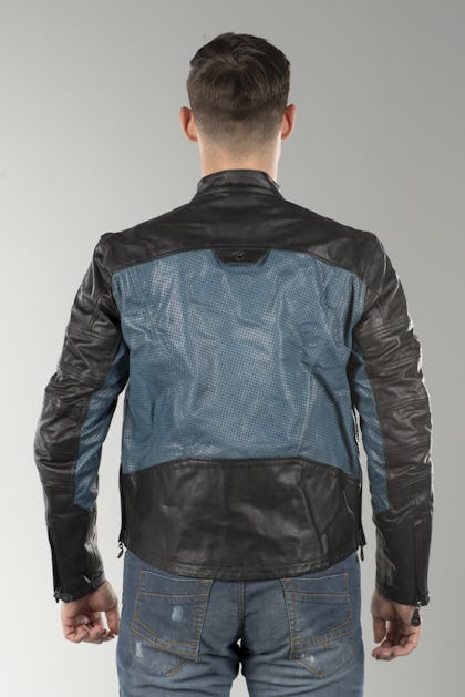 Roland Sands Ronin Perforated Leather Jacket Black - Get ...