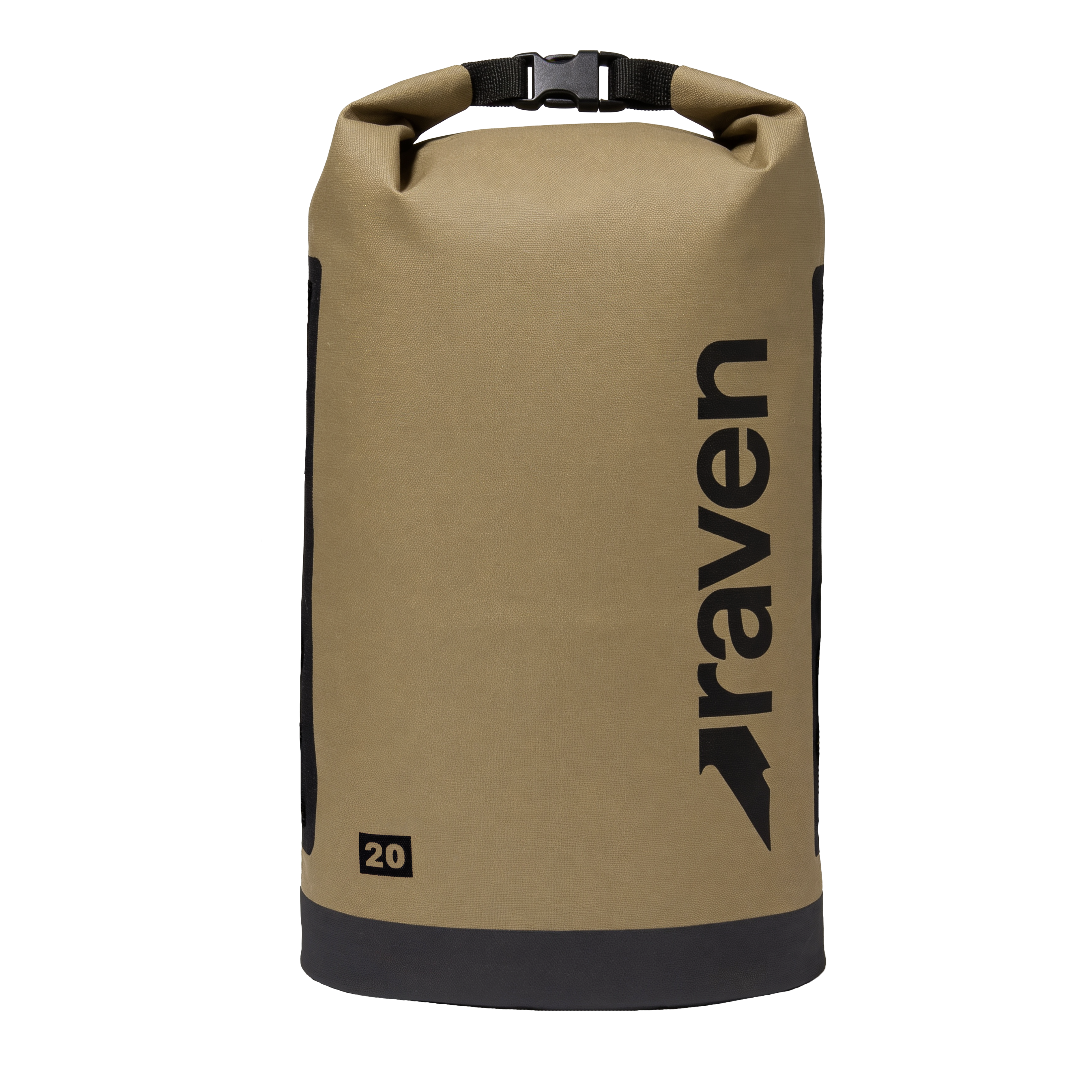 Nepromokavý Vak Raven Fält Black-Mustard