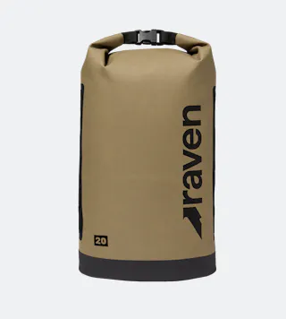Nepromokavý Vak Raven Fält Black-Mustard