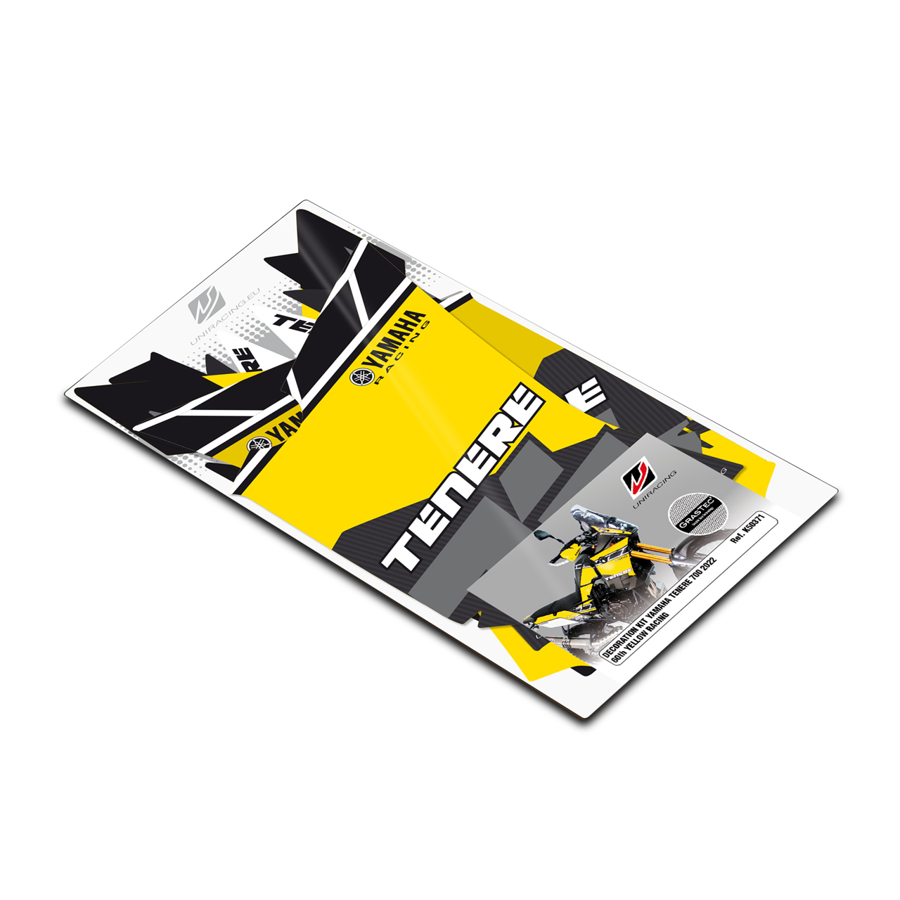 Stickerset Uniracing 60th Anniversary Graphics Geel-Racing