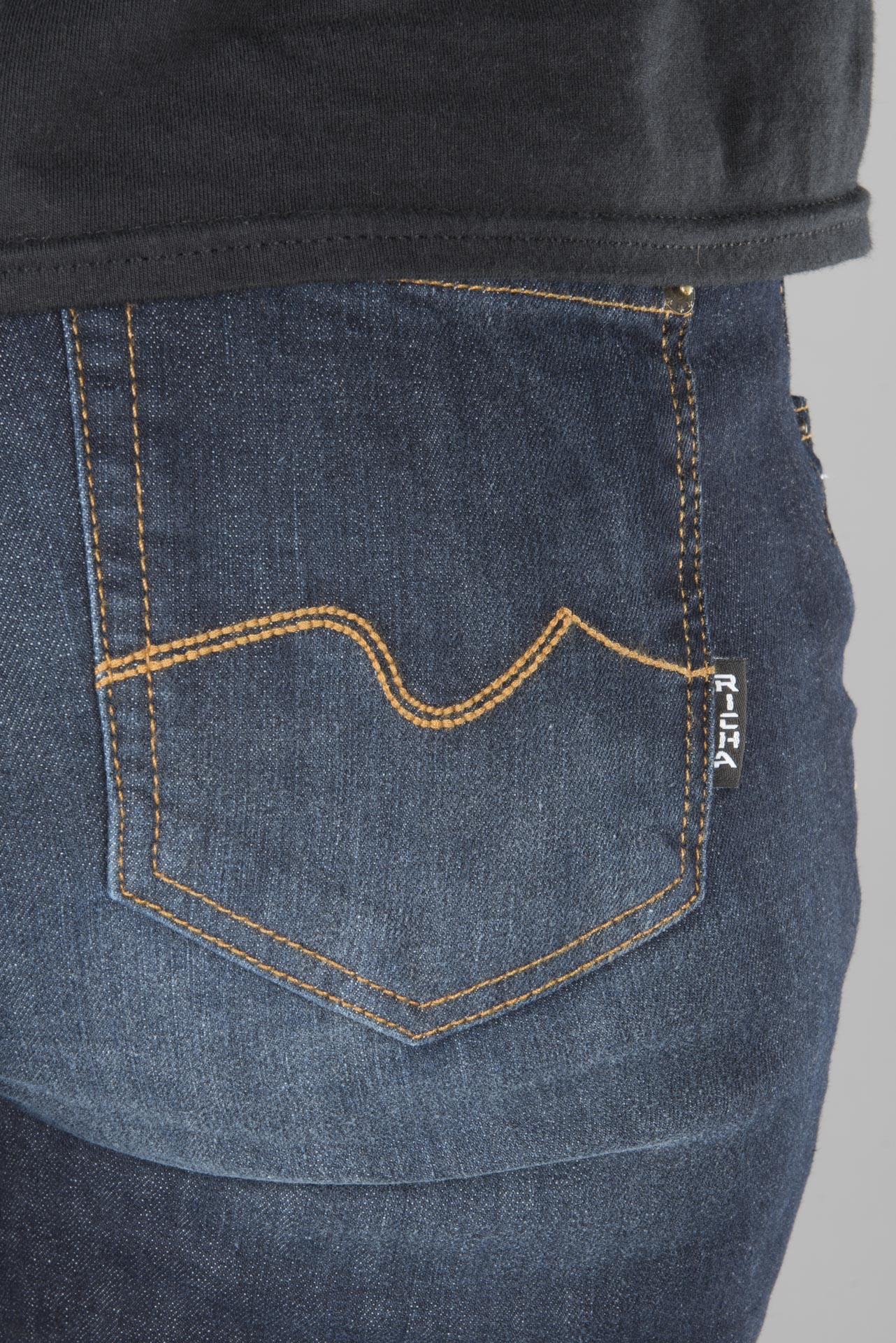 MC Bukse Richa Skinny Marine Blå Dame Laveste prisgaranti MC Bukse Richa Skinny Marine Blå Dame Laveste prisgaranti
