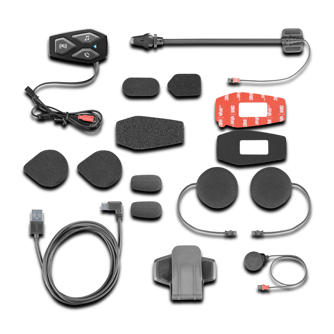 Interphone U-Com 3HD Intercom System Black