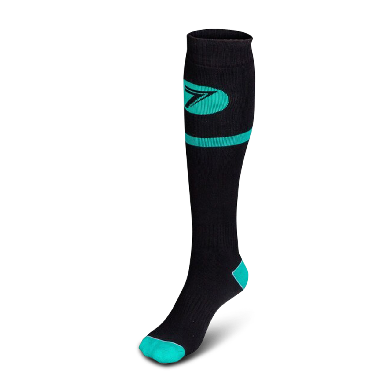 Sokken Seven Rival MX Dot Aqua-Zwart