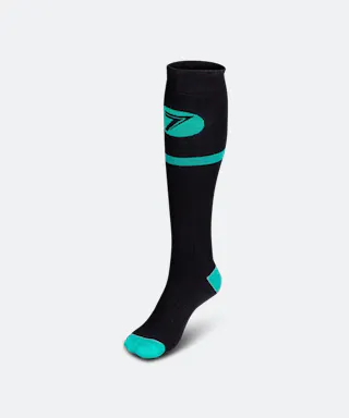 Sokken Seven Rival MX Dot Aqua-Zwart