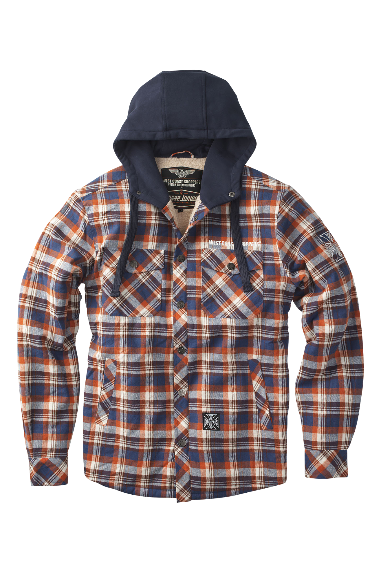 Chaqueta West Coast Choppers Sherpa Lined Franela
