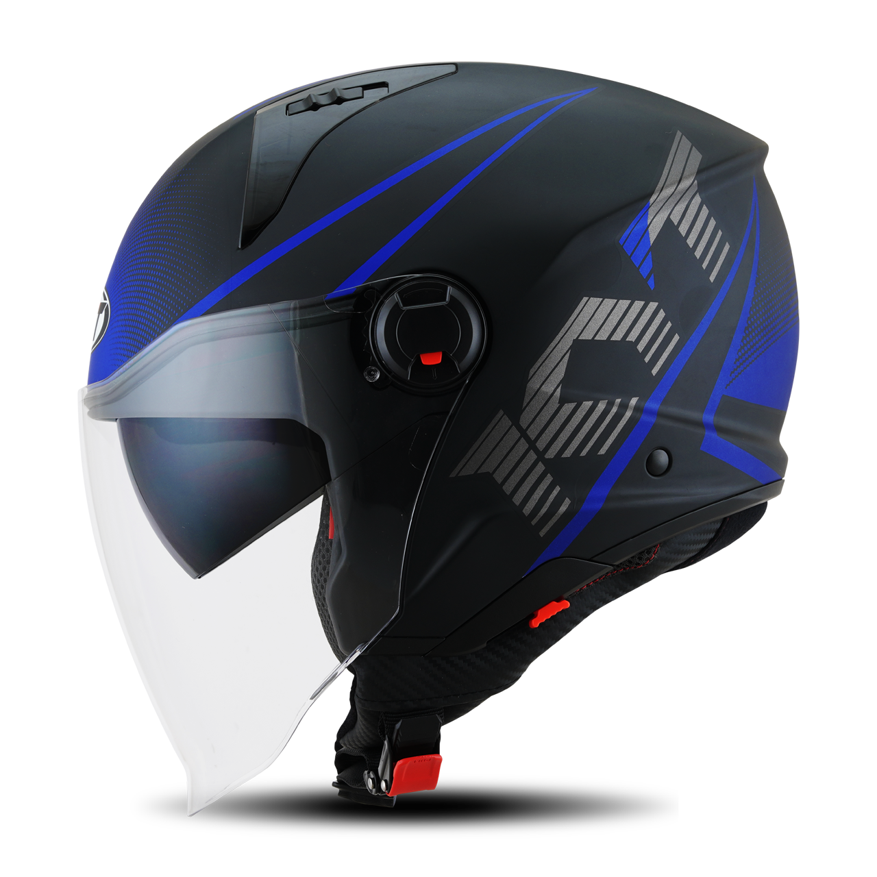 KYT DCity Colorful Open Helmet Matt Blue Now 10 Savings xlmoto.co.uk