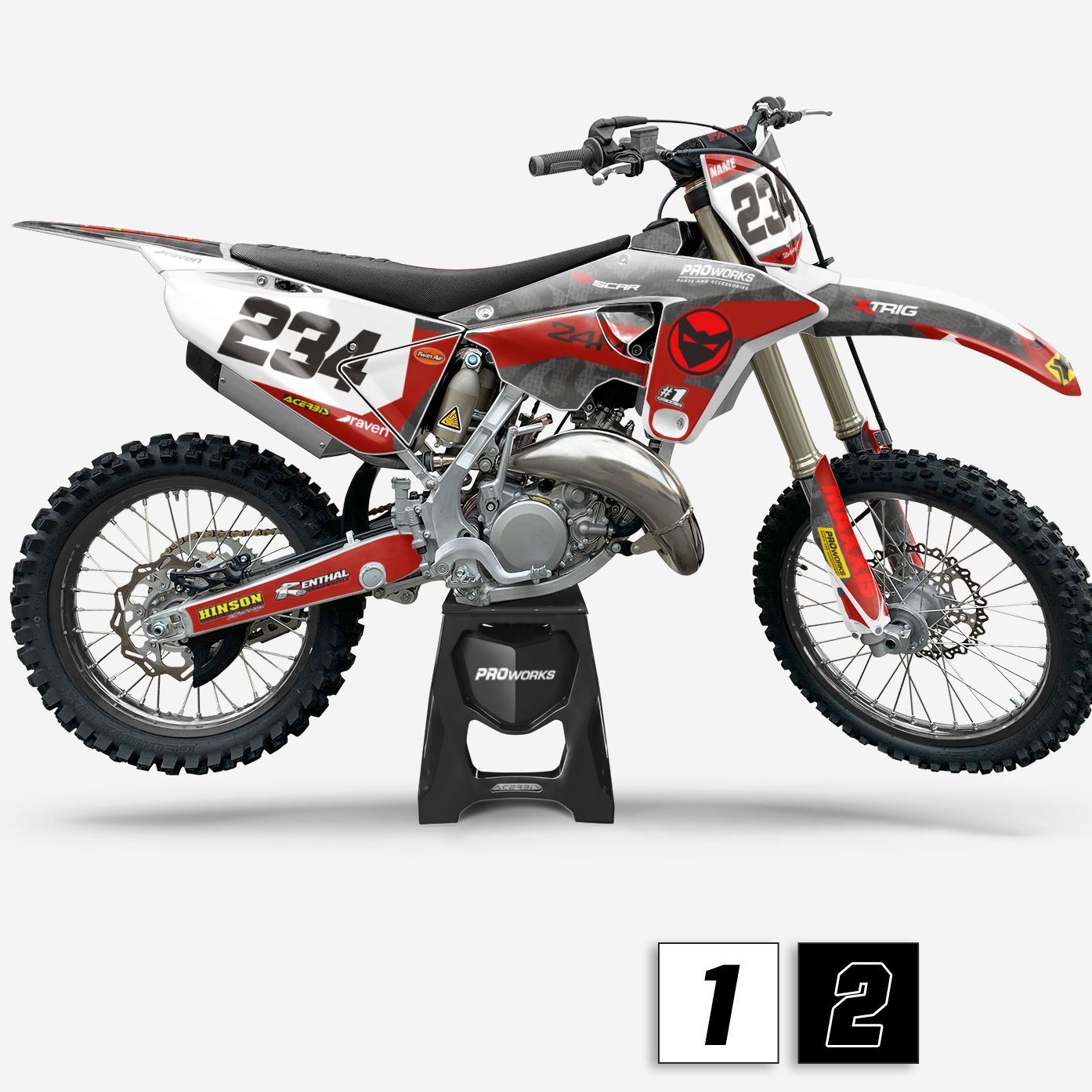 Kit Autocollants 24MX Fantic GrCam