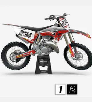 Stickerset 24MX Fantic GrCam