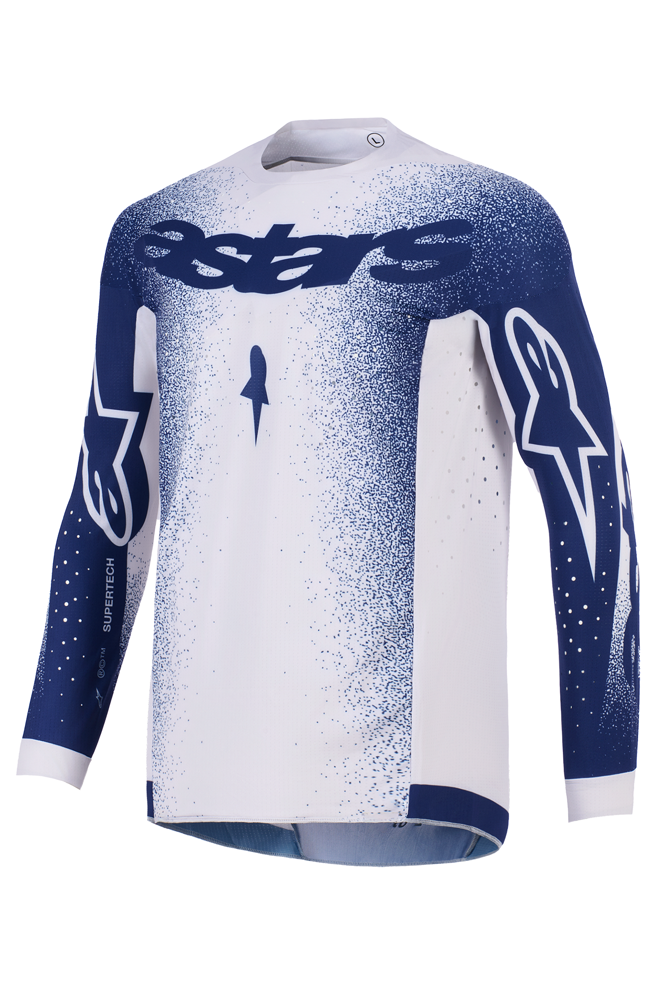 Alpinestars Kid Racer Nomur Çocuk Off-Road Motosiklet Jerseyi Mavi / Kırmızı Fiy