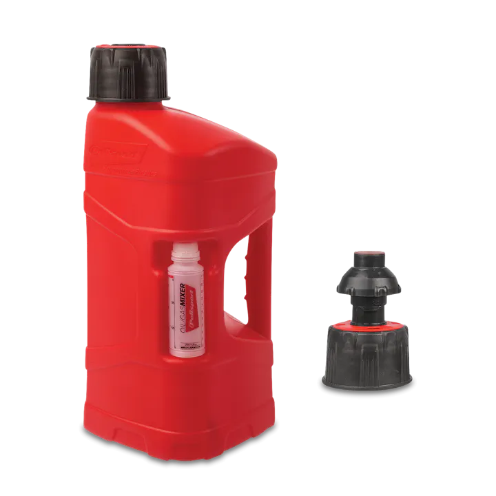 Brandstofkan Polisport ProOctane Utility 10L & 100ml Helder Rood