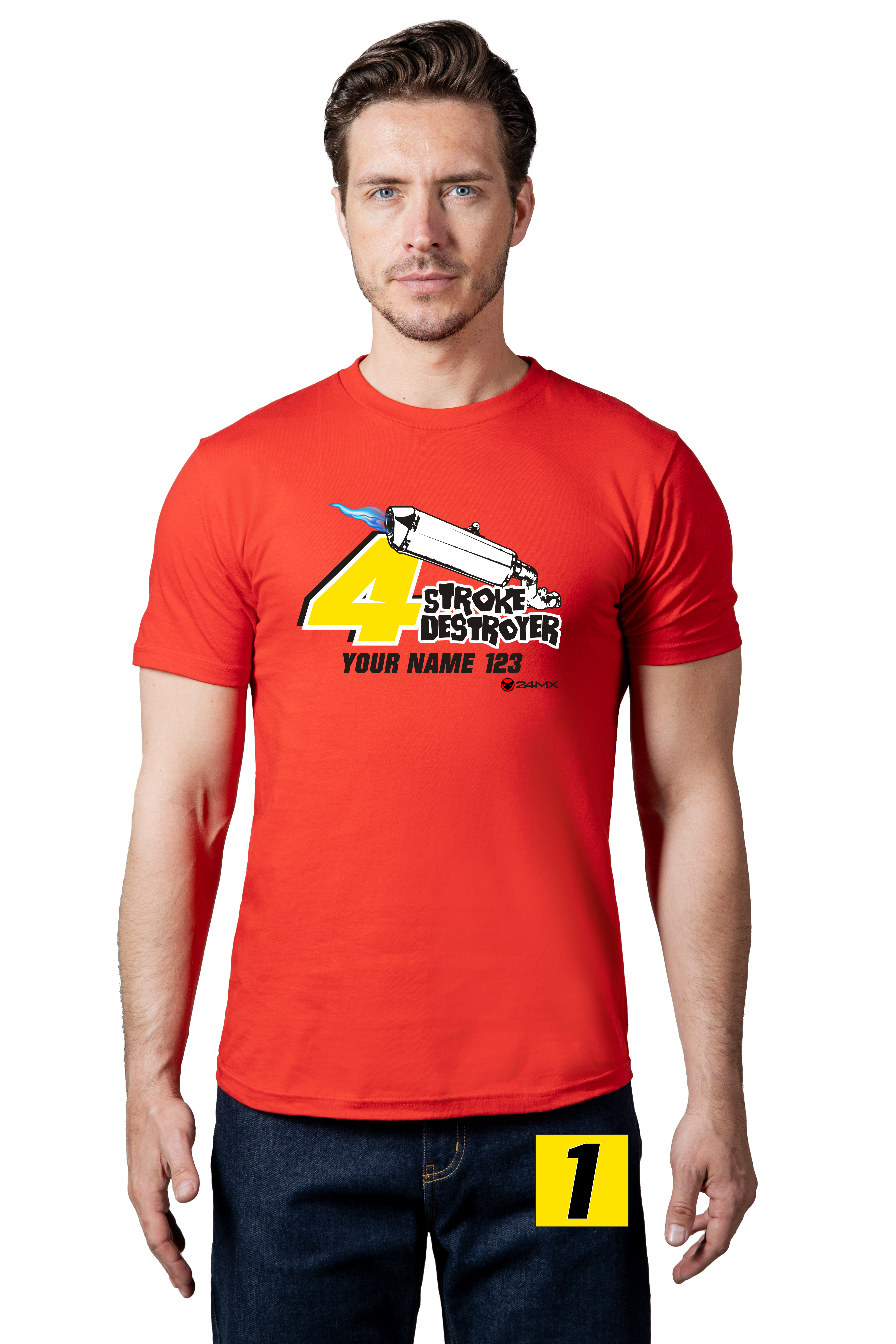 T-Shirt 24MX 4 Stroke Destroyer