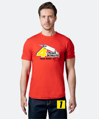 T-Shirt 24MX 4 Stroke Destroyer