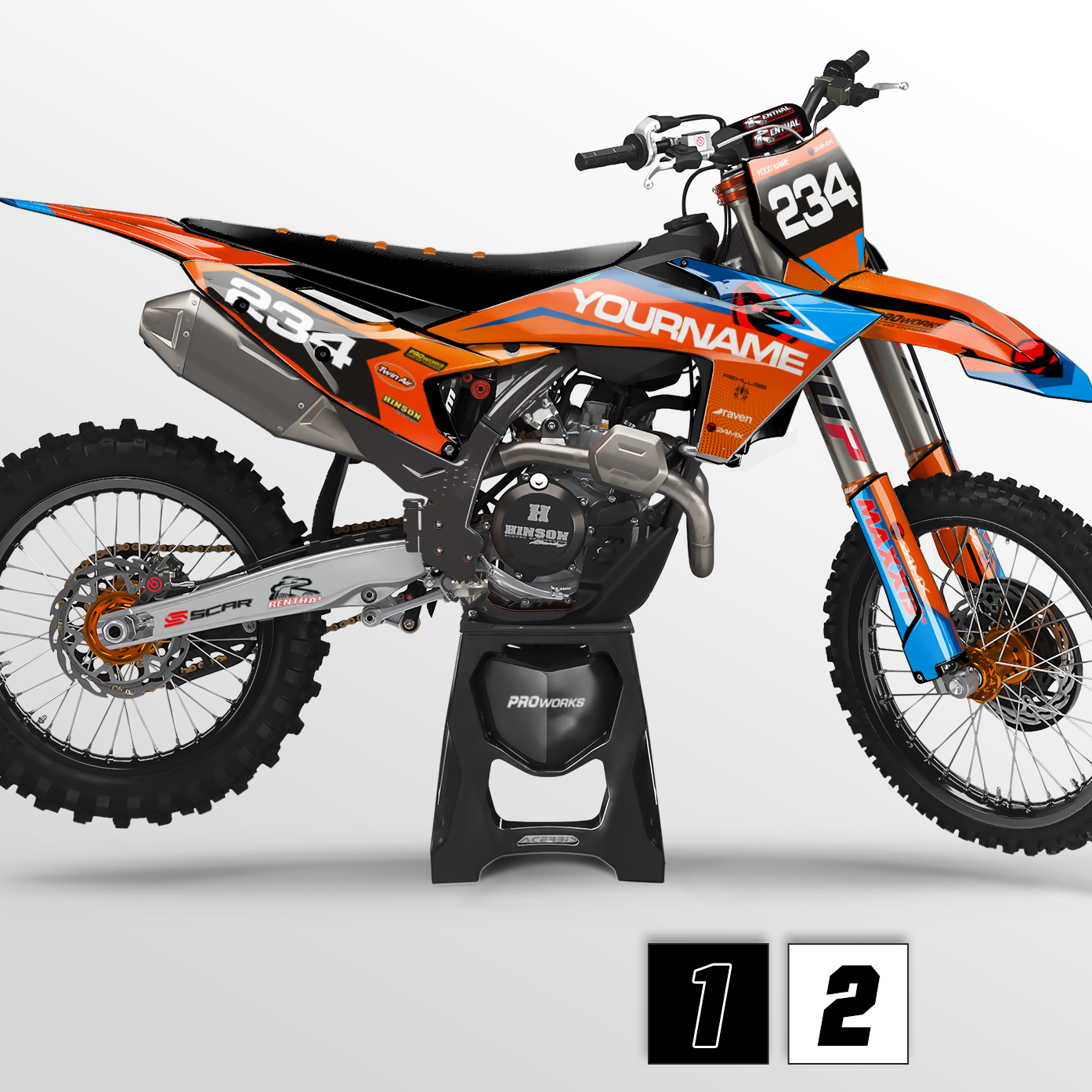 Decalset 24MX KTM TopTeam