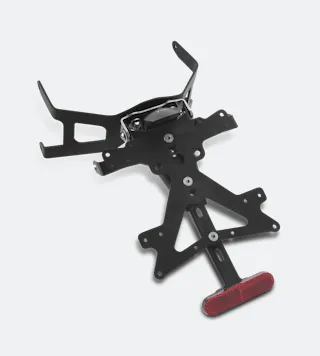 Kennzeichenhalter-Set Rizoma Fox Schwarz