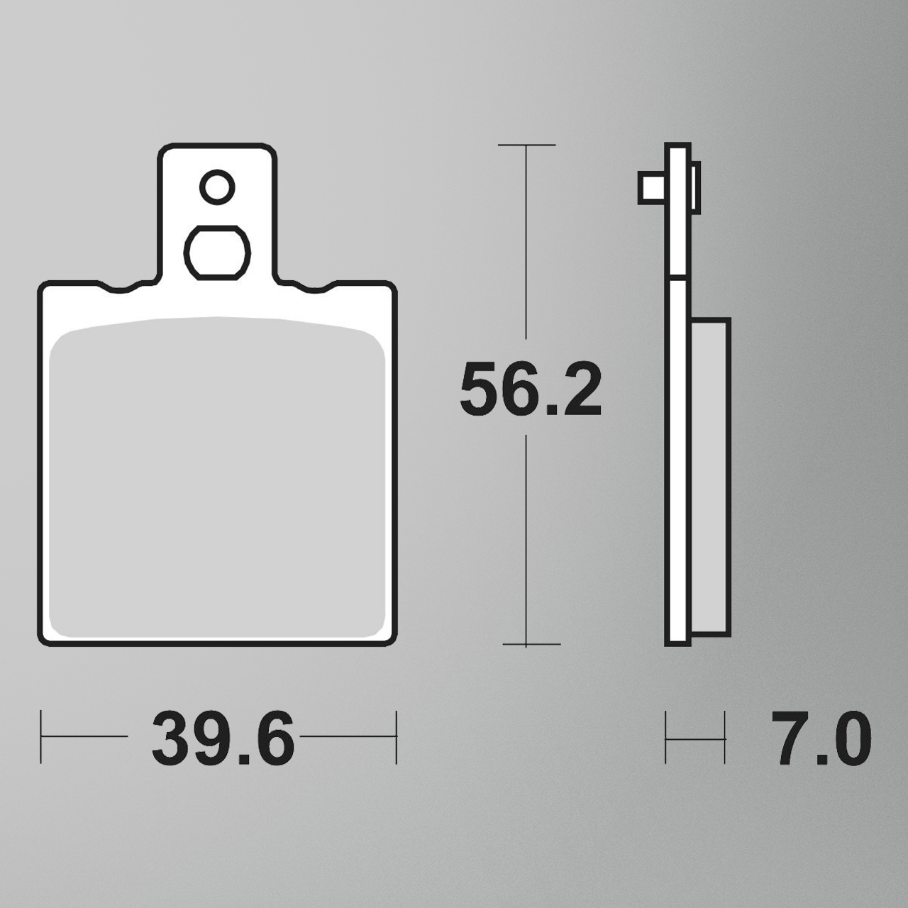 SBS 519H.HF Brake Pads Rear
