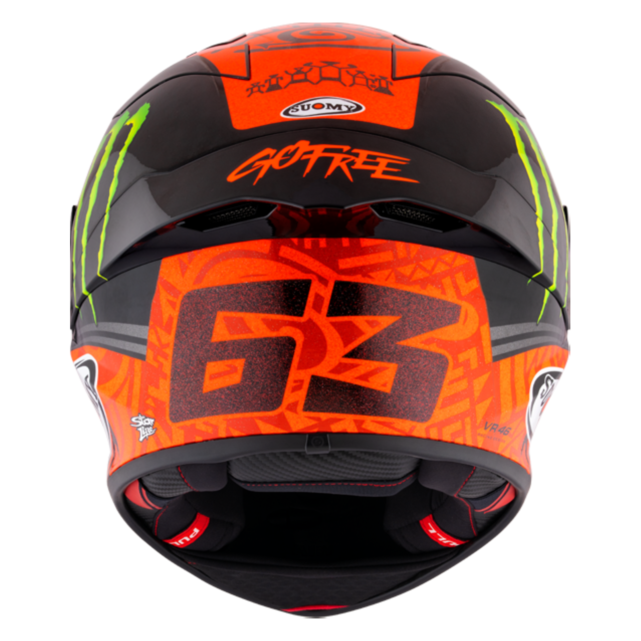 Suomy S1-XR GP Full Face Helmet Bagnaia Monster Repl.2024