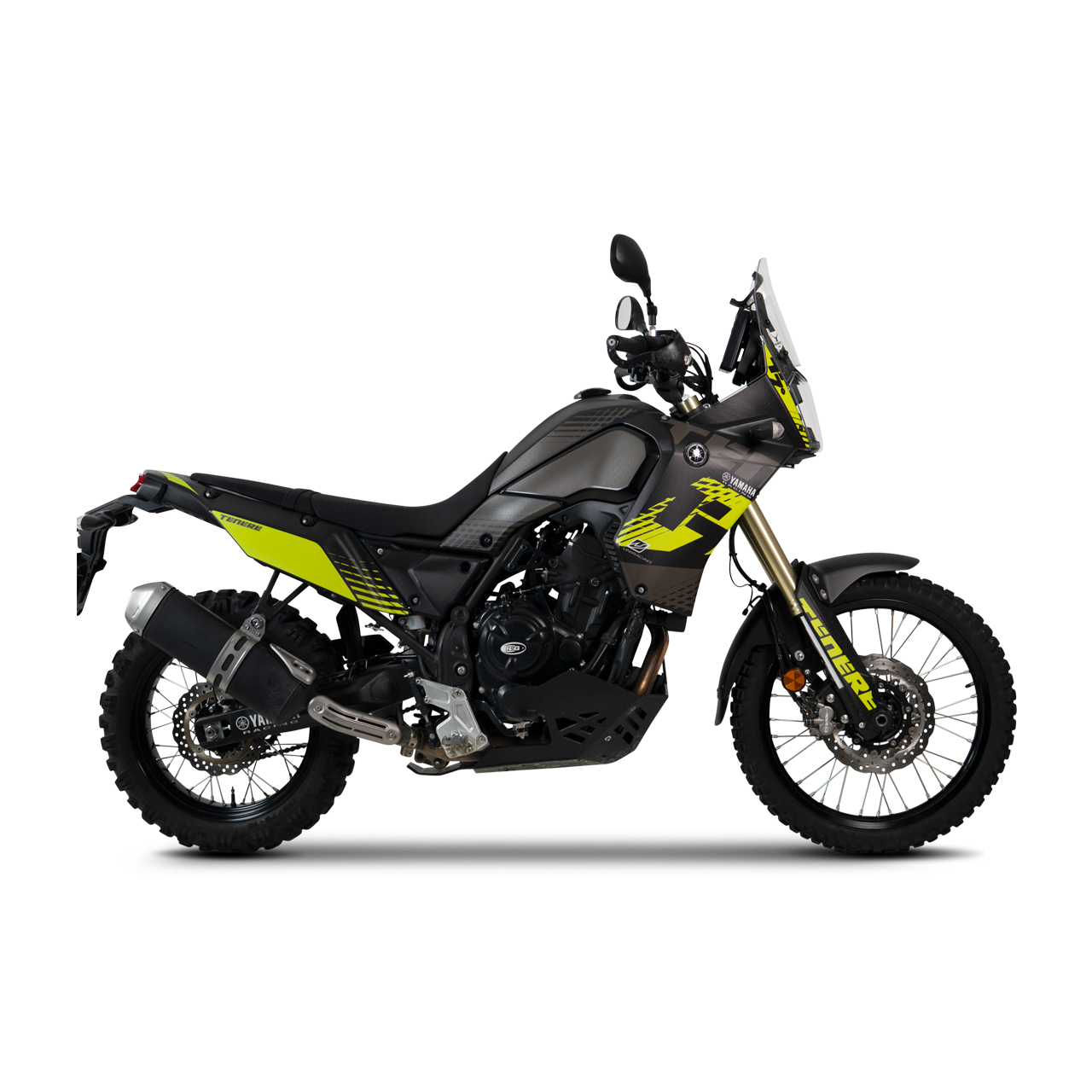 Sticker en Beschermingsset Uniracing Adventure Geel