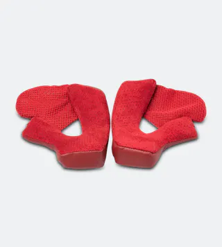 Bell Bullitt MC Cheek Pads Oxblood